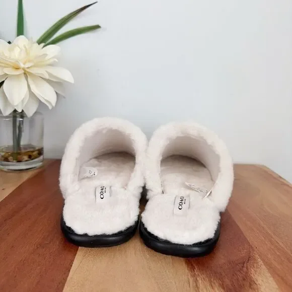 NWT Coach Zena Slipper In Signature Jacquard size‎ US7 - Picture 3 of 6